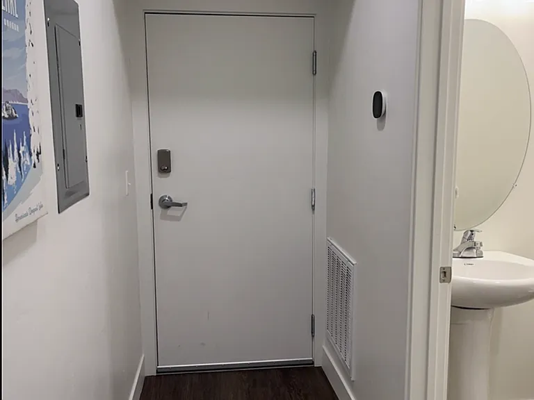 Entrance hallway and half bathroom