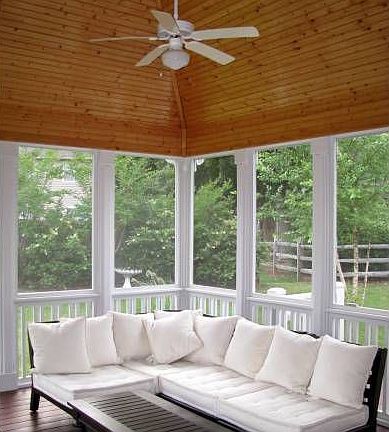 Screened porch
