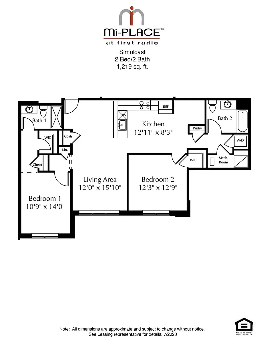 Floor plan Simulcast