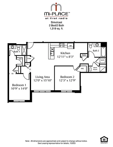 Floor plan Simulcast