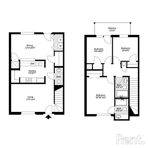 Floor plan 3 Bedroom