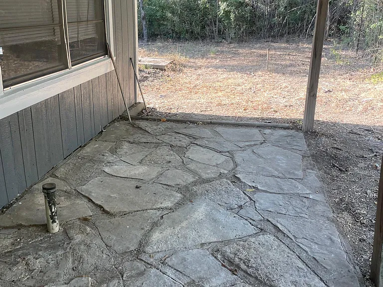 Stone patio