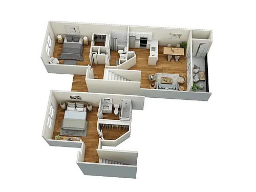 Floor plan Curacao Loft