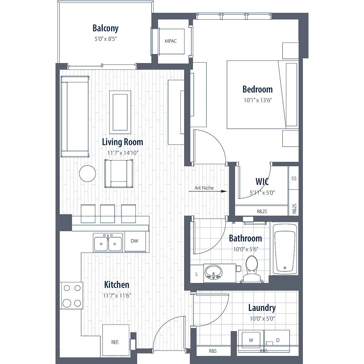 Floor plan Des Moines