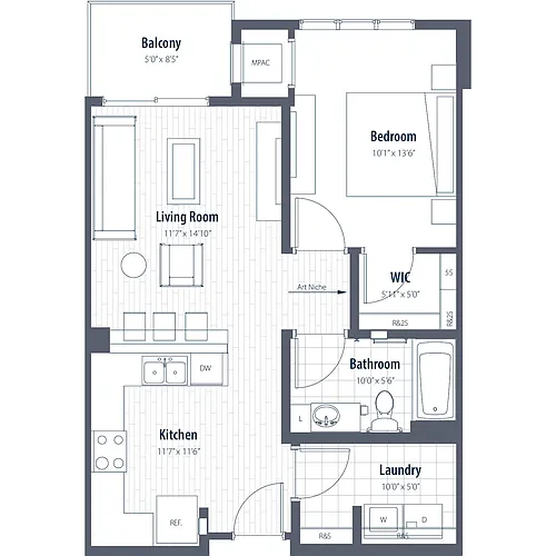 Floor plan Des Moines