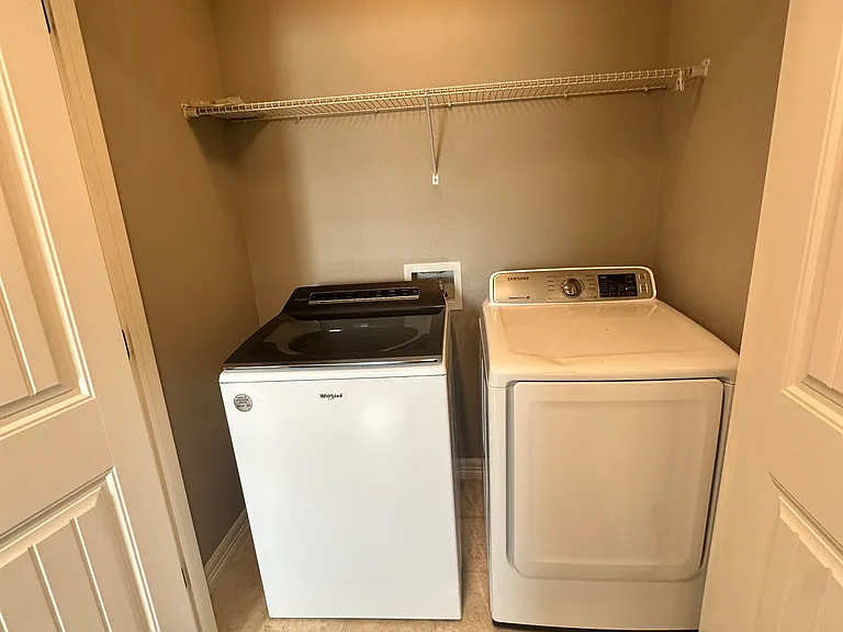 washer and dryer