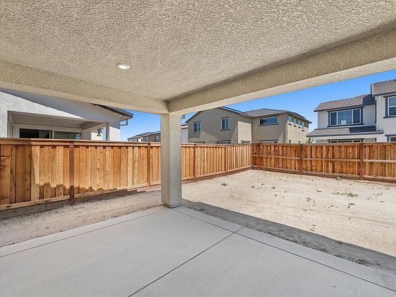 Covered patio off of the main living space
