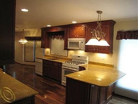 Long open floor plan