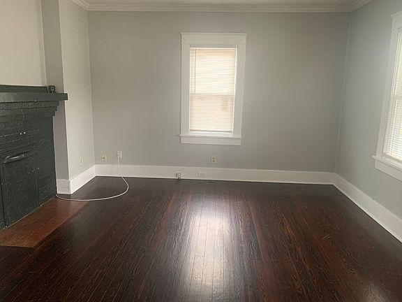 View from bedroom 2 door. This room is off the living room adjacent to the front door.