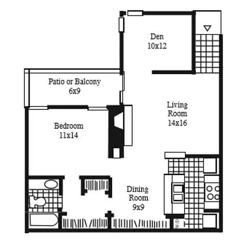 Floor plan A6