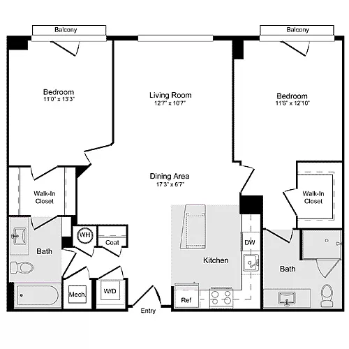 Floor plan C-1B