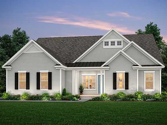 Somerset Exterior 1 features Hardi Board Siding and Covered Front Porch