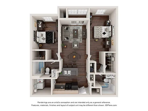Floor plan 2 Bedroom