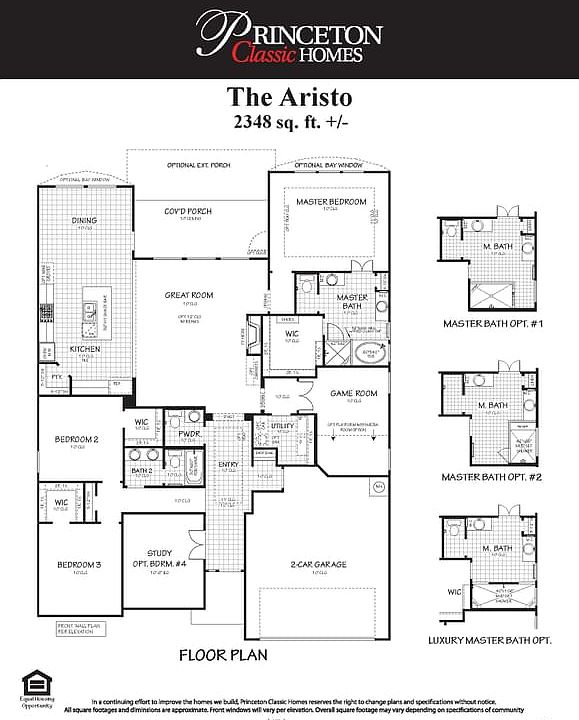 Standard Floorplan with Options