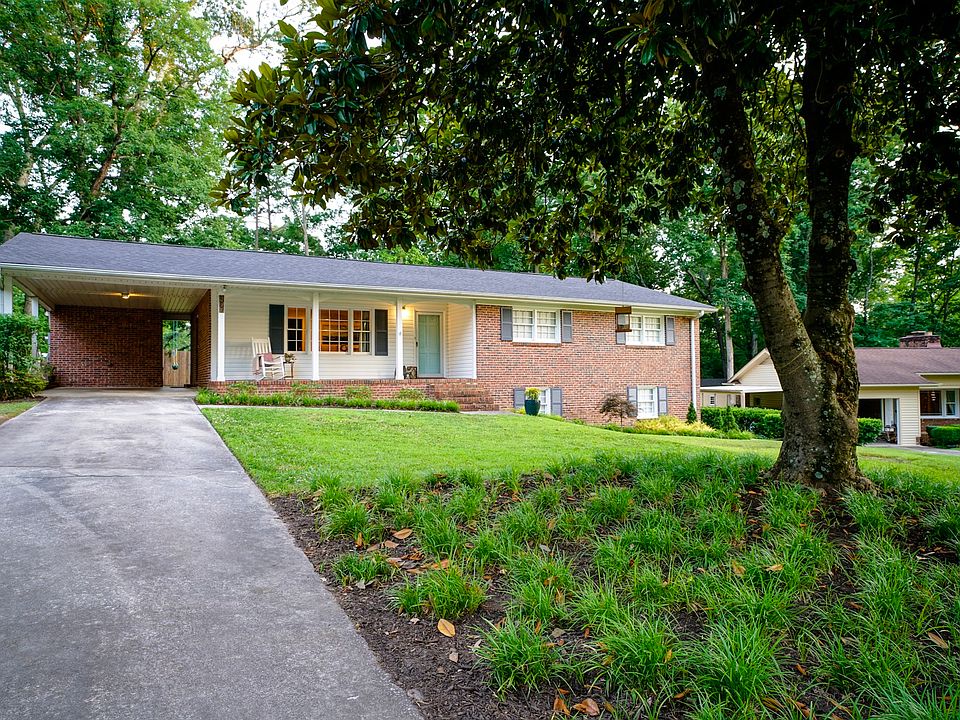Front of house and carport