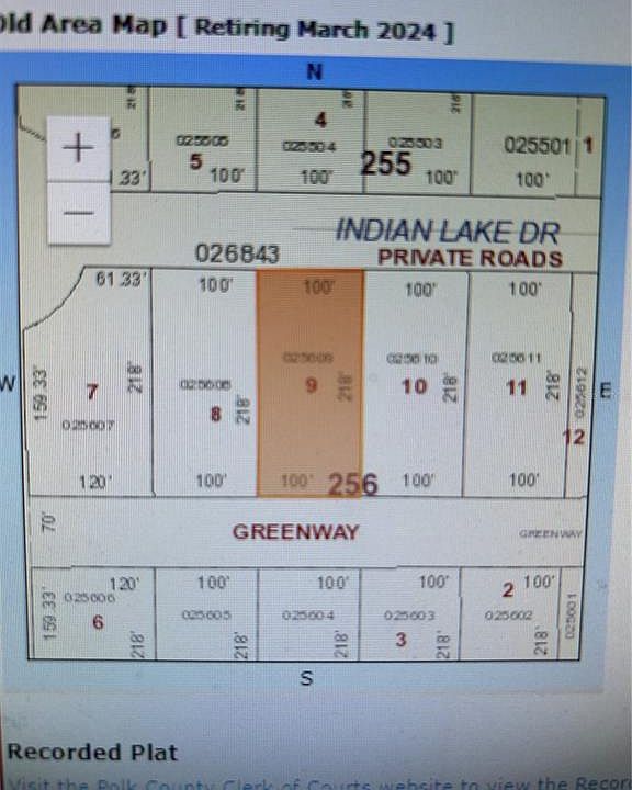 1st image of 1007 INDIAN LAKE DRIVE LOT 9