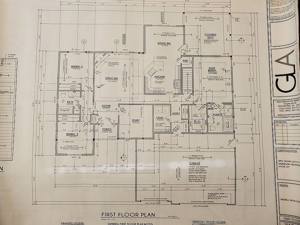 Main floor plan