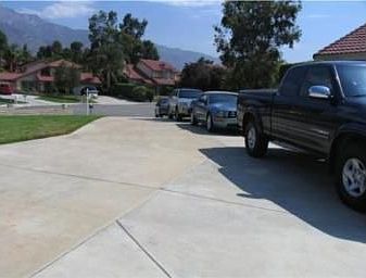 HUGE CONCRETE DRIVEWAY
