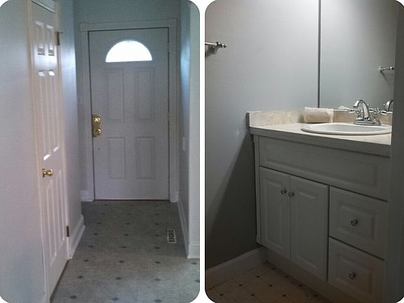 hall bath and entry way