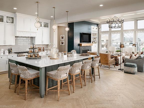 Open kitchen layout