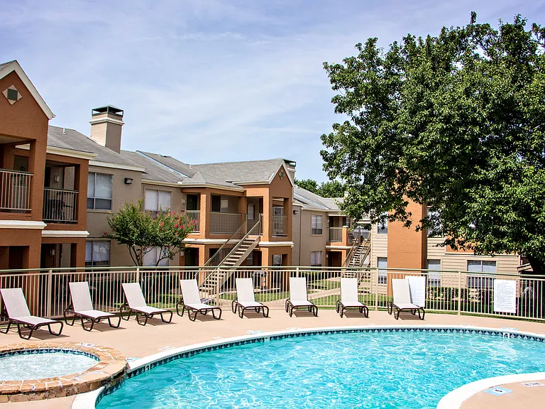 Sun-drenched Swimming Pool