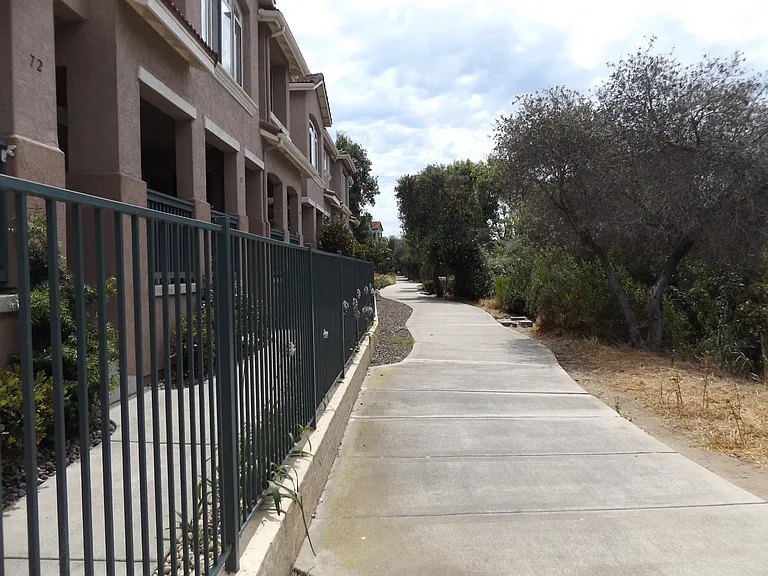 Looking westward down the Riverwalk