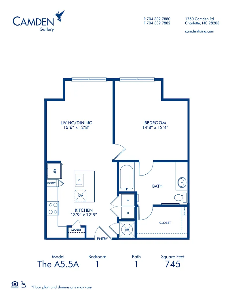 Floor plan A55A