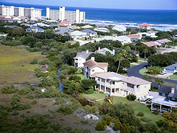 Aerial View - back of home