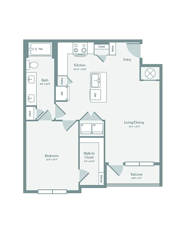 Floor plan Cooper