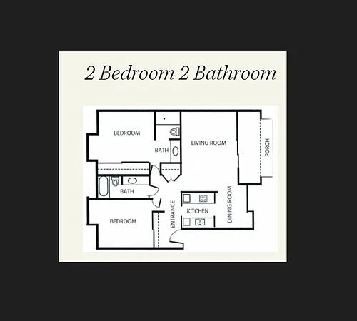 Floor plan 2 X 2