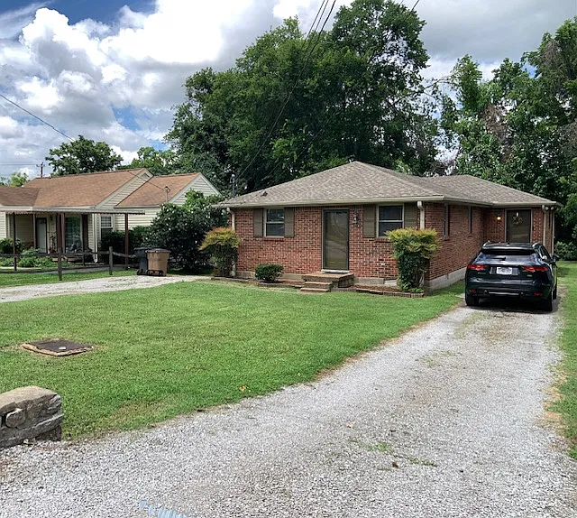 Unit A is at the front of the building with separate driveway to the left