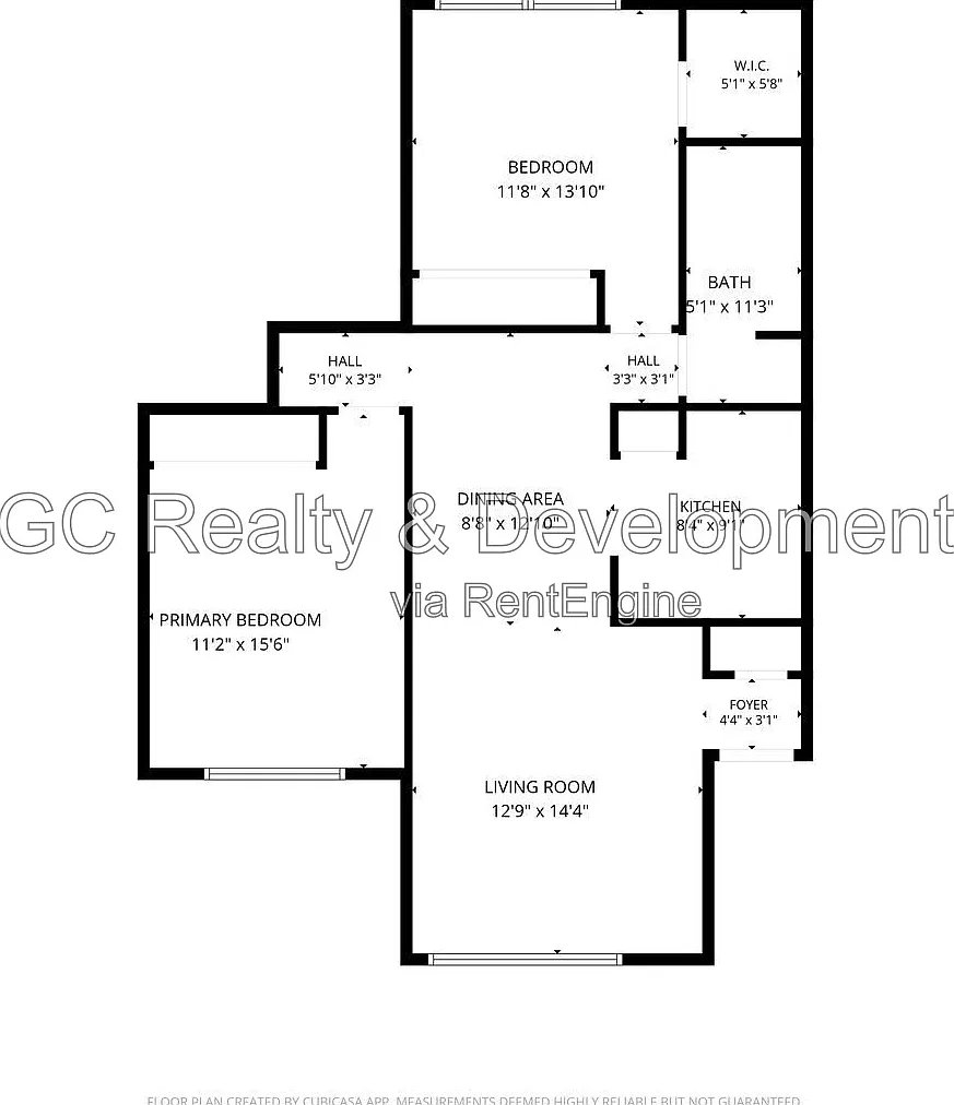 1 bed, 1.0 bath, 850 sqft, $1,595 — Photo 2