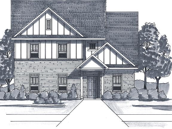 The Cooper - Craftsman 1 - Side Entry Garage