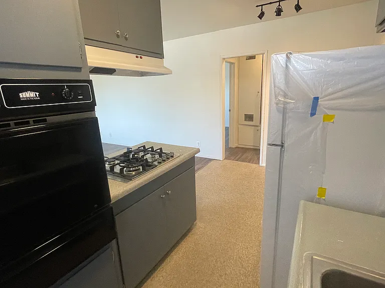 kitchen with new appliances