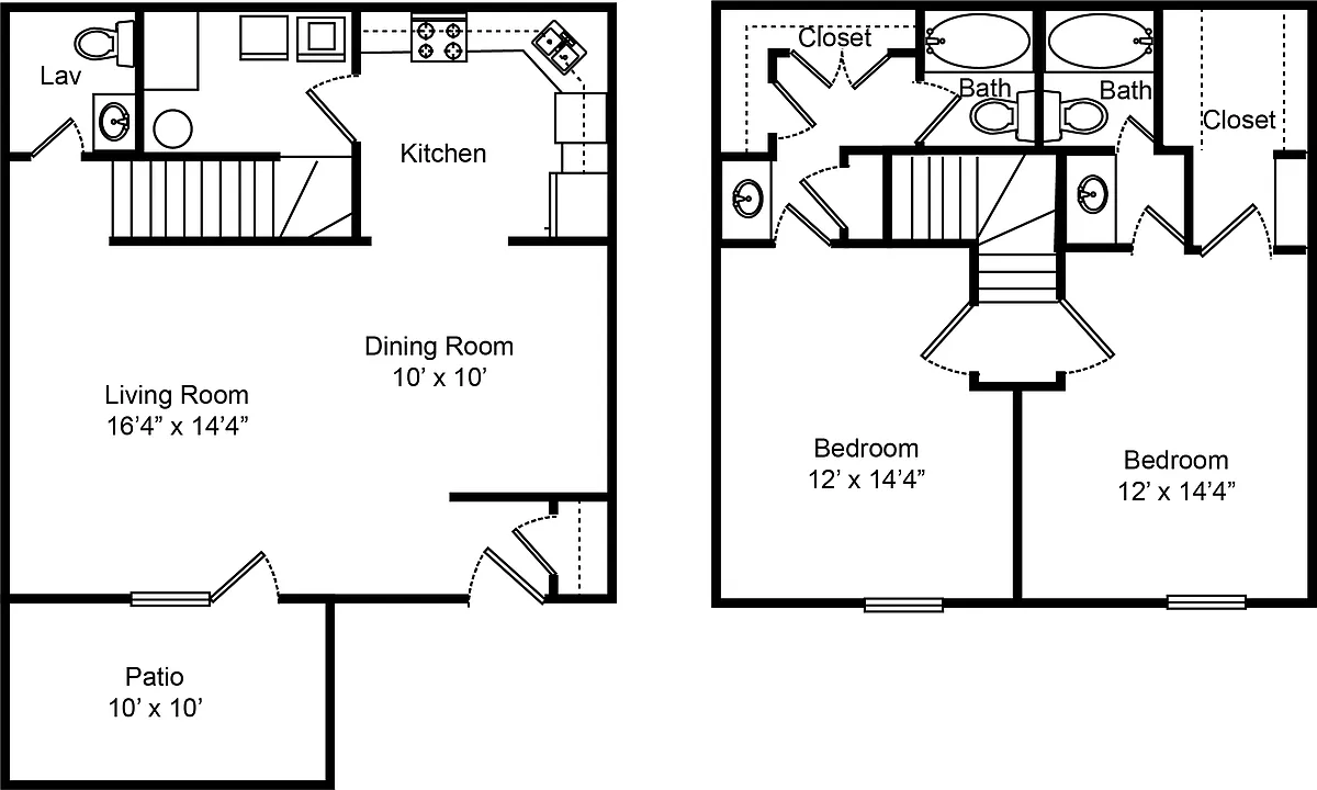 Floor plan B2 - The Rosemont
