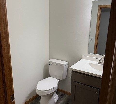 half bath off kitchen