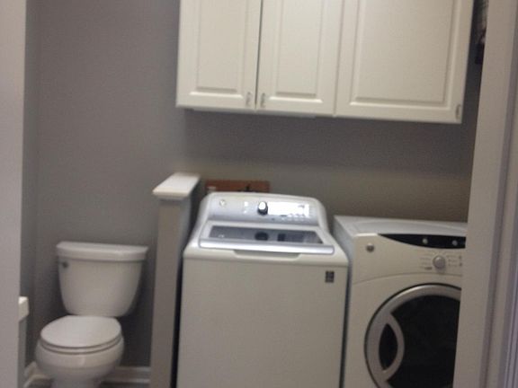 Half bath and laundry