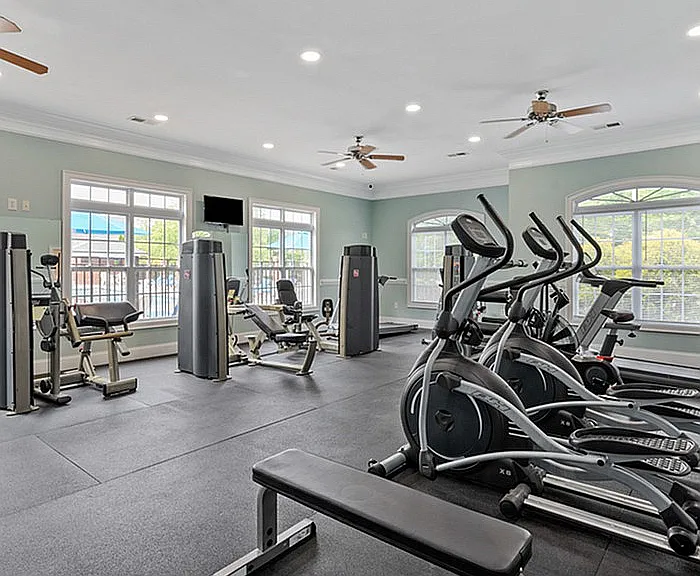 Stay active in style at our luxury apartment fitness center featuring state-of-the-art equipment.