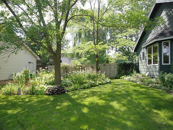 Yard showing Hostas