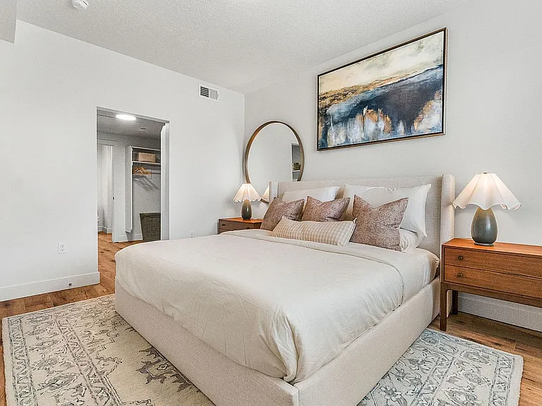 Current Apartments Bedroom with Walk-In Closet