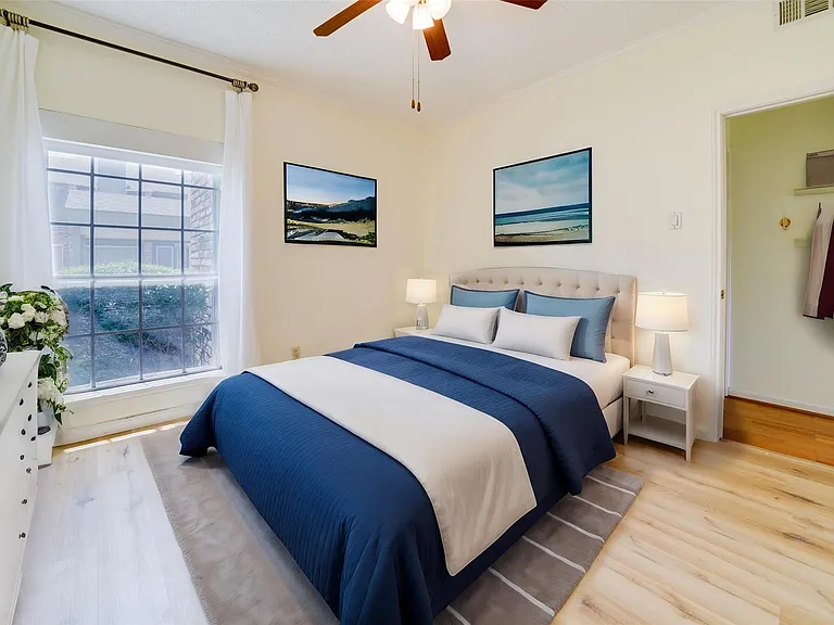 Virtually Staged Bedroom