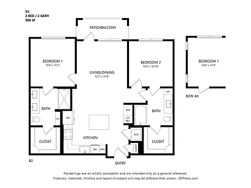 Floor plan B2