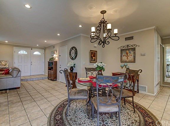 Dining area is open to the living room & kitchen