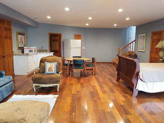 Gorgeous hardwood walnut floors