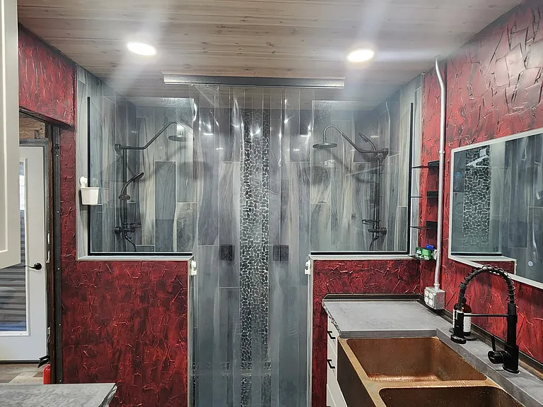 Large 2 person shower