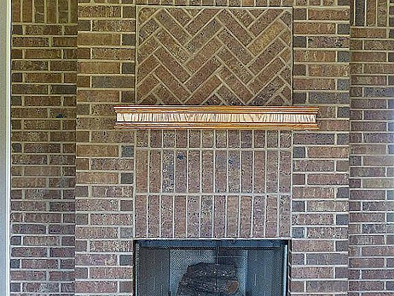 Brick Fireplace
