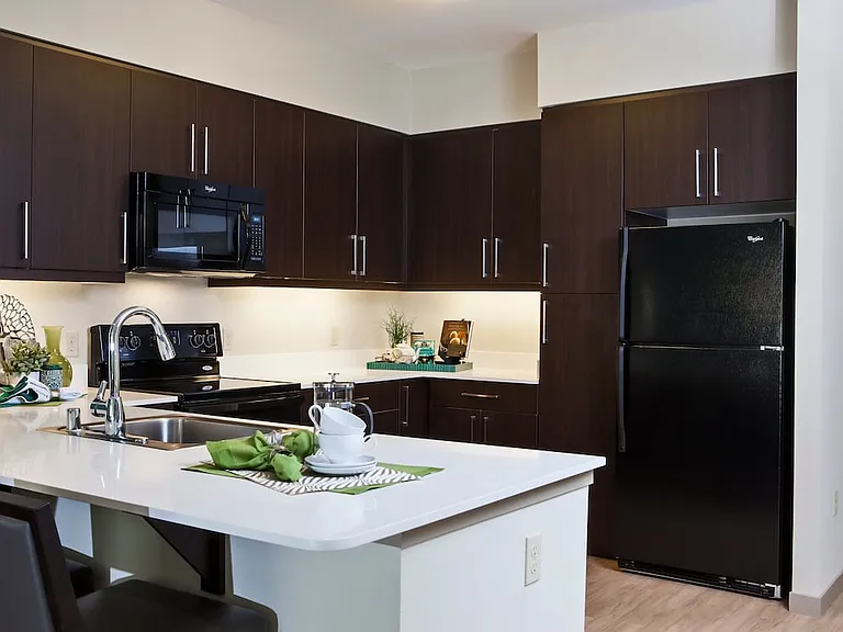 Phase I One Bedroom Kitchen