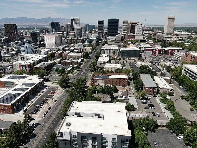 Salt Flats Aerial View