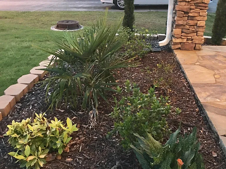 Front flower garden