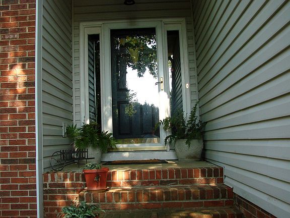 Lovely brick steps to entrance. 